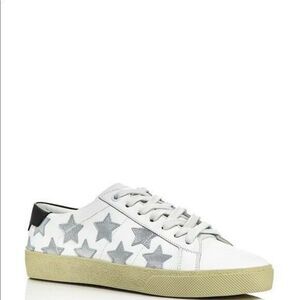 Saint Laurent YSL Silver Star Sneaker SIZE38 +/ US8.5 NEW IN BOX